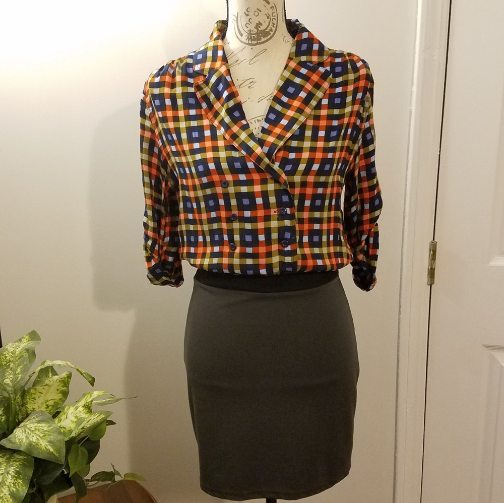 Checkered dress from Modcloth